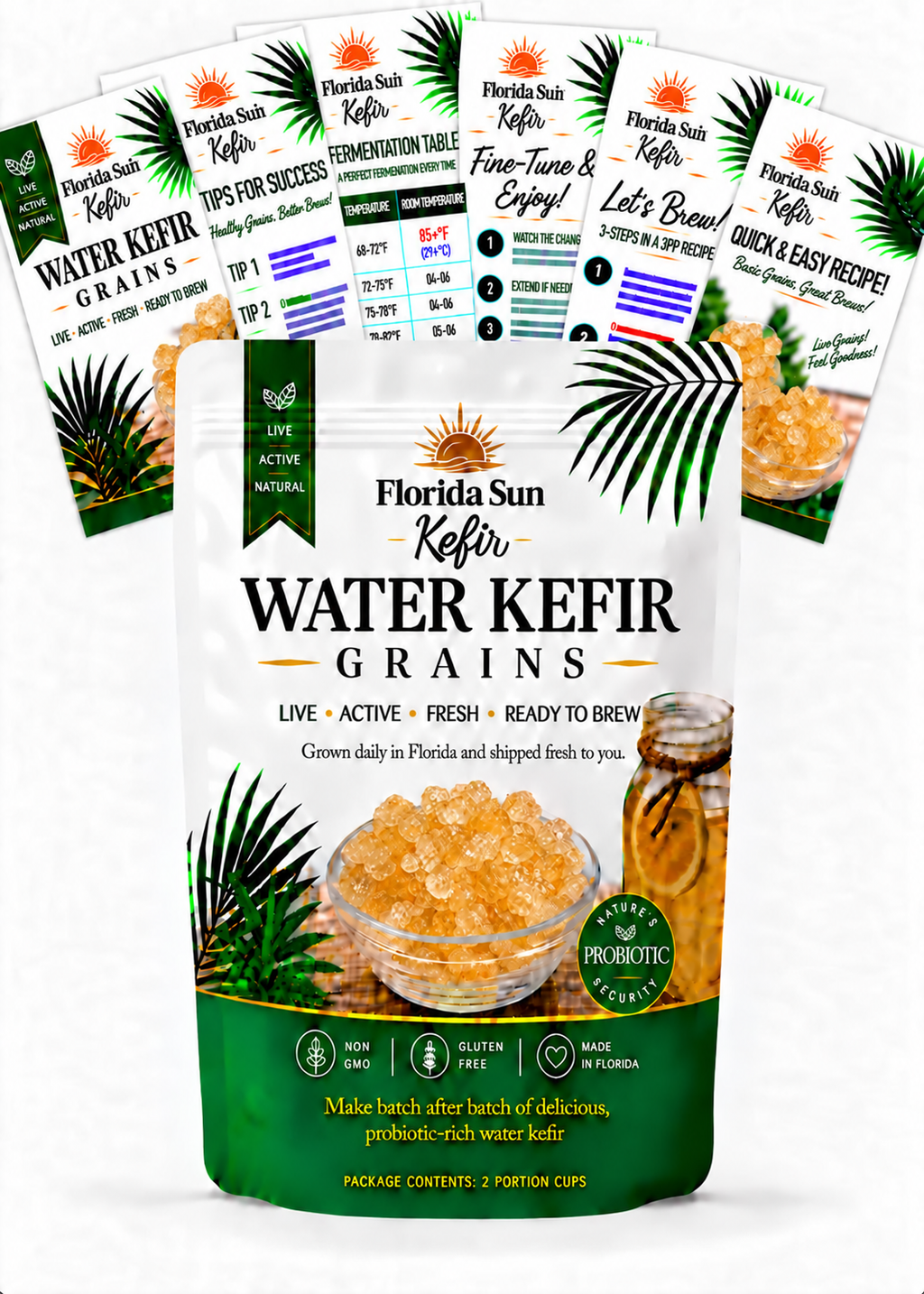 Florida Sun Kefir – Live Active Water Kefir Grains