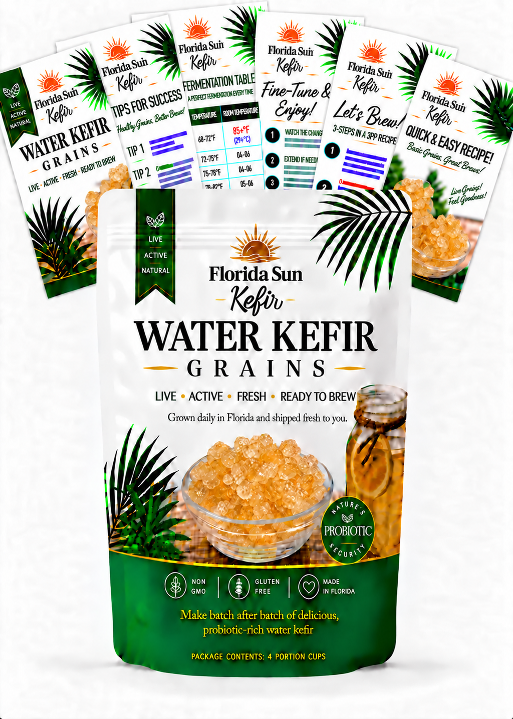 Florida Sun Kefir – Live Active Water Kefir Grains