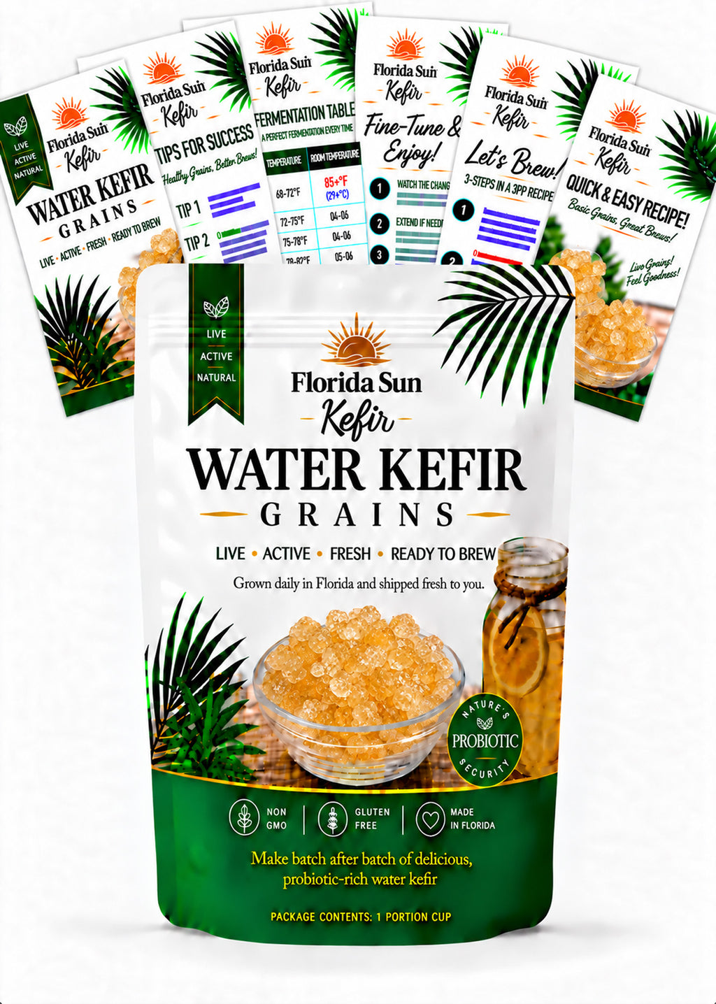 Florida Sun Kefir – Live Active Water Kefir Grains